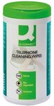 Q-CONNECT reinigingsdoekjes voor telefoon pak van 100 doekjes Q-CONNECT reinigingsdoekjes voor telefoon pak van 100 doekjes