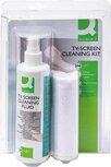Q-CONNECT reinigingsspray voor scherm en toetsenbord inclusief doek pompspray van 250 ml Q-CONNECT reinigingsspray voor scherm en toetsenbord inclusief doek pompspray van 250 ml