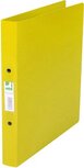 Q-CONNECT ringmap, PP, 2 ringen, 25 mm, transparant geel Q-CONNECT ringmap, PP, 2 ringen, 25 mm, transparant geel
