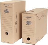 Loeff's archiefdoos Universeel box, golfkarton, bruin, pak van 8 stuks Loeff's archiefdoos Universeel box, golfkarton, bruin, pak van 8 stuks