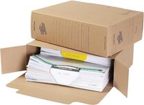 Loeff's Archiefdoos, zonder metaal, ft 370 x 260 x 115 mm, bruin, pak van 8 stuks Loeff's Archiefdoos, zonder metaal, ft 370 x 260 x 115 mm, bruin, pak van 8 stuks