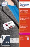 AVERY Zelfklevende badge ft 63,5 x 29,6 mm, doos van 540 stuks, wit AVERY Zelfklevende badge ft 63,5 x 29,6 mm, doos van 540 stuks, wit