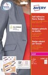 Avery L4785-20 zelfklevende badge ft 80 x 50 mm, doos van 200 stuks, wit Avery L4785-20 zelfklevende badge ft 80 x 50 mm, doos van 200 stuks, wit