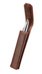 Maverick lederen pen etui voor 1 pen, bruin Maverick lederen pen etui voor 1 pen, bruin