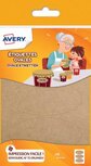 Avery Family ovale etiketten, ft 4 x 9 cm, kraft, ophangbare etui met 18 etiketten Avery Family ovale etiketten, ft 4 x 9 cm, kraft, ophangbare etui met 18 etiketten
