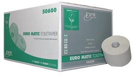 Europroducts toiletpapier met dop, 1-laags, 150 meter, eco, pak van 36 rollen Europroducts toiletpapier met dop, 1-laags, 150 meter, eco, pak van 36 rollen