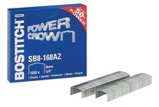 Bostitch nietjes voor B8R, B8HC, B8E, B8HDP en B8P, doos van 1.050 nietjes SB8-168E (6 mm) Bostitch nietjes voor B8R, B8HC, B8E, B8HDP en B8P, doos van 1.050 nietjes SB8-168E (6 mm)