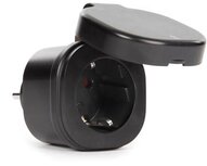 Perel Smart Wifi stekker voor buiten, zwart, voor Nederland Perel Smart Wifi stekker voor buiten, zwart, voor Nederland