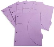 Tarifold smartfolder, geperforeerde showtas, ft A4, pak van 6 stuks, paars Tarifold smartfolder, geperforeerde showtas, ft A4, pak van 6 stuks, paars