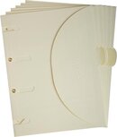 Tarifold smartfolder, geperforeerde showtas, ft A4, pak van 6 stuks, beige Tarifold smartfolder, geperforeerde showtas, ft A4, pak van 6 stuks, beige