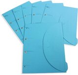 Tarifold smartfolder, geperforeerde showtas, ft A4, pak van 6 stuks, blauw Tarifold smartfolder, geperforeerde showtas, ft A4, pak van 6 stuks, blauw