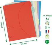 Tarifold smartfolder, geperforeerde showtas, geassorteerde kleuren, pak van 6 stuks Tarifold smartfolder, geperforeerde showtas, geassorteerde kleuren, pak van 6 stuks