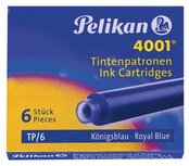 Pelikan inktpatronen 4001 koningsblauw Pelikan inktpatronen 4001 koningsblauw