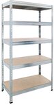 AR Shelving rek Rivet Stabil, ft 180 x 90 x 45 cm, 5 legborden uit HDF, gegalvaniseerd AR Shelving rek Rivet Stabil, ft 180 x 90 x 45 cm, 5 legborden uit HDF, gegalvaniseerd