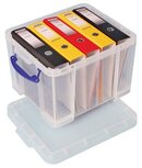 Really Useful Box opbergdoos35 liter, transparant Really Useful Box opbergdoos35 liter, transparant