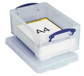 Really Useful Box opbergdoos 9 liter, transparant Really Useful Box opbergdoos 9 liter, transparant