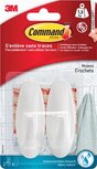 Command decohaak, medium, draagvermogen 1,4 kg, wit, waterbestendig, blister van 2 stuks Command decohaak, medium, draagvermogen 1,4 kg, wit, waterbestendig, blister van 2 stuks