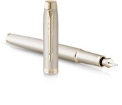 Parker IM Monochrome vulpen Champagne, medium, giftbox Parker IM Monochrome vulpen Champagne, medium, giftbox
