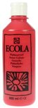 Talens Ecola plakkaatverf flacon van 500 ml, scharlaken Talens Ecola plakkaatverf flacon van 500 ml, scharlaken