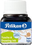Pelikan Oost-Indische inkt sepia, flesje van 10 ml Pelikan Oost-Indische inkt sepia, flesje van 10 ml