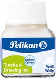 Pelikan Oost-Indische inkt wit, flesje van 10 ml Pelikan Oost-Indische inkt wit, flesje van 10 ml