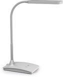MAUL bureaulamp LED Pearly op voet, color vario, dimbaar, zilver MAUL bureaulamp LED Pearly op voet, color vario, dimbaar, zilver