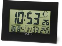 MAUL wandklok Flow, digitaal, ft 23 x 16 cm MAUL wandklok Flow, digitaal, ft 23 x 16 cm