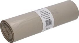 Deiss vuilniszak, ft 65 + 50 x 135 cm, transparant, LDPE, rol van 10 stuks Deiss vuilniszak, ft 65 + 50 x 135 cm, transparant, LDPE, rol van 10 stuks