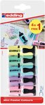 Edding mini markeerstift 7, blister met 5 stuks (4 + 1 gratis) geassorteerde pastelkleuren Edding mini markeerstift 7, blister met 5 stuks (4 + 1 gratis) geassorteerde pastelkleuren