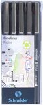 Schneider fineliner Pictus, etui van 5 stuks, assorti Schneider fineliner Pictus, etui van 5 stuks, assorti