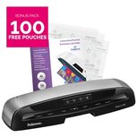 Fellowes lamineermachine Saturn voor ft A3 + Bonus Pack van 100 lamineerhoezen (A4, 80 micron) Fellowes lamineermachine Saturn voor ft A3 + Bonus Pack van 100 lamineerhoezen (A4, 80 micron)