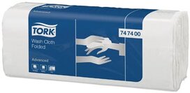Tork gevouwen wasdoek, 4-laags, wit, H3, pak van 120 stuks Tork gevouwen wasdoek, 4-laags, wit, H3, pak van 120 stuks