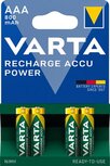 Varta oplaadbare batterij Accu Power AAA, blister van 4 stuks Varta oplaadbare batterij Accu Power AAA, blister van 4 stuks