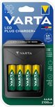 Varta batterijlader LCD Plug Charger+, inclusief 4 x AA batterij, op blister Varta batterijlader LCD Plug Charger+, inclusief 4 x AA batterij, op blister