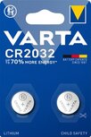 Varta knoopcel Lithium CR2032, blister van 2 stuks Varta knoopcel Lithium CR2032, blister van 2 stuks
