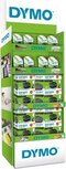 Dymo LetraTag 200B display, toestellen en tapes, display van 60 stuks Dymo LetraTag 200B display, toestellen en tapes, display van 60 stuks