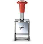 Trodat nummerstempel 5756/M, metaal, zwarte inkt Trodat nummerstempel 5756/M, metaal, zwarte inkt