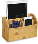 CEP desk organizer uit bamboe, staand, 5 vakken CEP desk organizer uit bamboe, staand, 5 vakken