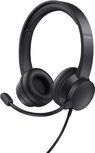 Trust On-Ear USB Headset HS-200, zwart Trust On-Ear USB Headset HS-200, zwart