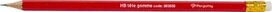 Pergamy potlood met gum HB, doos van 12 stuks Pergamy potlood met gum HB, doos van 12 stuks