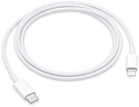 Apple kabel, Lightning (8-pin) naar USB-C, 1 m, wit Apple kabel, Lightning (8-pin) naar USB-C, 1 m, wit