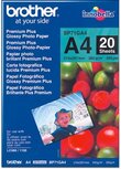 BROTHER fotopapier glossy, ft A4, 260 g, pak van 20 vel BROTHER fotopapier glossy, ft A4, 260 g, pak van 20 vel