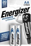 Energizer batterijen Lithium AA, blister van 2 stuks Energizer batterijen Lithium AA, blister van 2 stuks