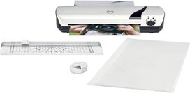 GBC lamineermachine Inspire+ hobby kit, voor ft A4, wit GBC lamineermachine Inspire+ hobby kit, voor ft A4, wit