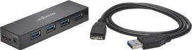 Kensington USB 3.0 Hub 4-poorten, met oplaadfunctie Kensington USB 3.0 Hub 4-poorten, met oplaadfunctie