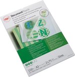 GBC Document lamineerhoes ft A3, 150 micron (2 x 75 micron), pak van 100 stuks GBC Document lamineerhoes ft A3, 150 micron (2 x 75 micron), pak van 100 stuks