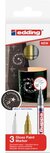 Edding lakmarker 780/3, metallic geassorteerde kleuren Edding lakmarker 780/3, metallic geassorteerde kleuren