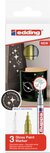 Edding lakmarker 751/3, metallic geassorteerde kleuren Edding lakmarker 751/3, metallic geassorteerde kleuren