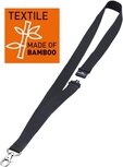 Durable textielkoord 20 ECO met karabijnhaak, zwart, pak van 10 stuks Durable textielkoord 20 ECO met karabijnhaak, zwart, pak van 10 stuks