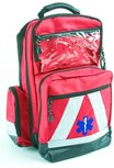 EHBO-rugtas, met modulaire indeling voor de professional, rood EHBO-rugtas, met modulaire indeling voor de professional, rood